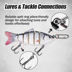 Balifly heavy-duty strength rings withstand tension and guard fishing lines.