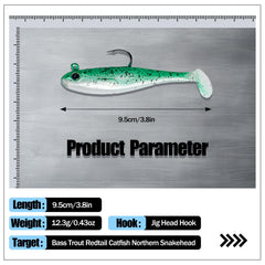 Balifly jig head hook with high-carbon steel for repeated strikes