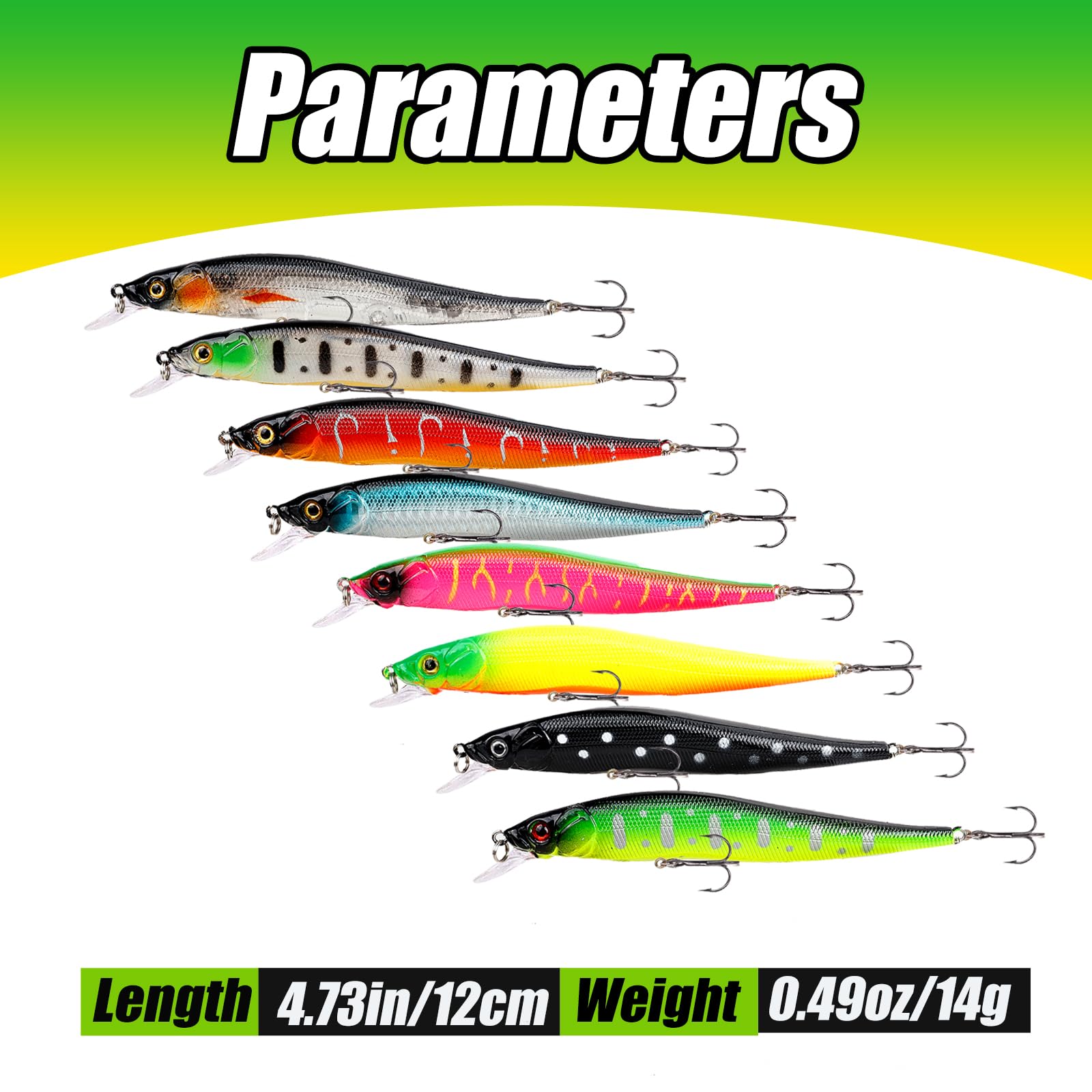 Balifly jerkbait shallow-water design reduces resistance for stable casting in tight aquatic areas.