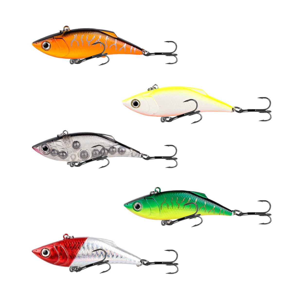 Balifly lipless crankbait body shown with smooth swimming action for bass and walleye