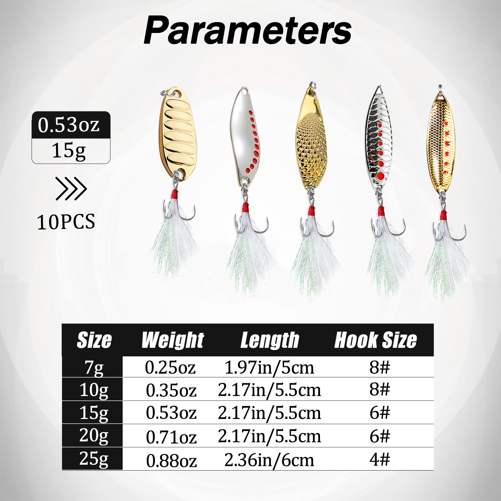 Balifly rooster tail hooks close-up showing sharp, durable treble design