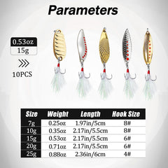 Balifly rooster tail hooks close-up showing sharp, durable treble design