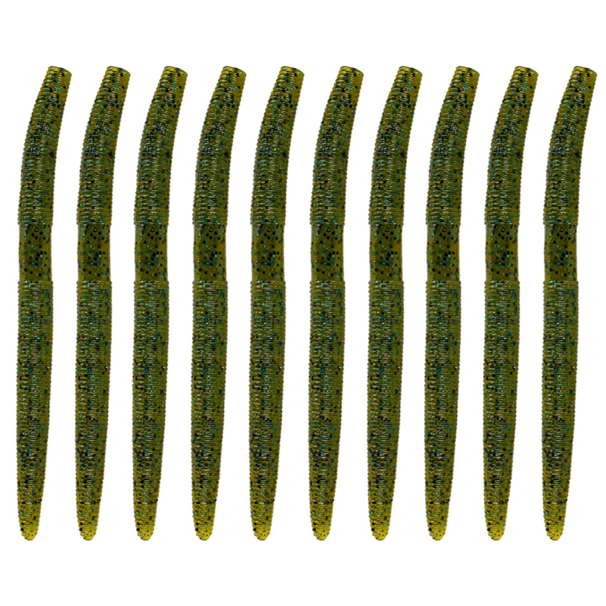 Balifly salt infused worm shows sinking action for bass