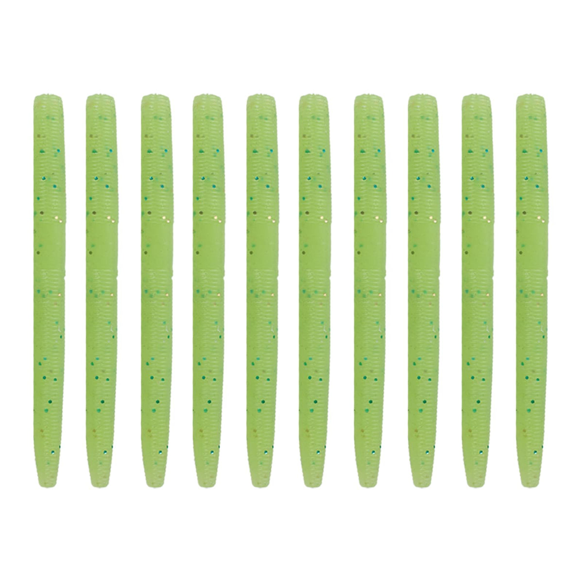 Balifly salted soft plastic worm demonstrates sinking action for bass in deep water.