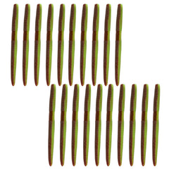 Balifly soft plastic worm with salt-infused design sinking for deep-water bass