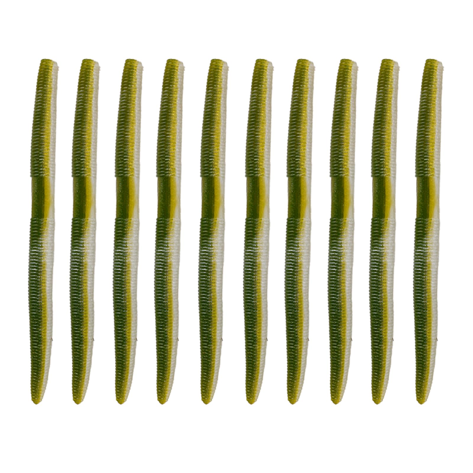 Balifly soft plastic worm showing salt-infused design for faster sinking in deep water