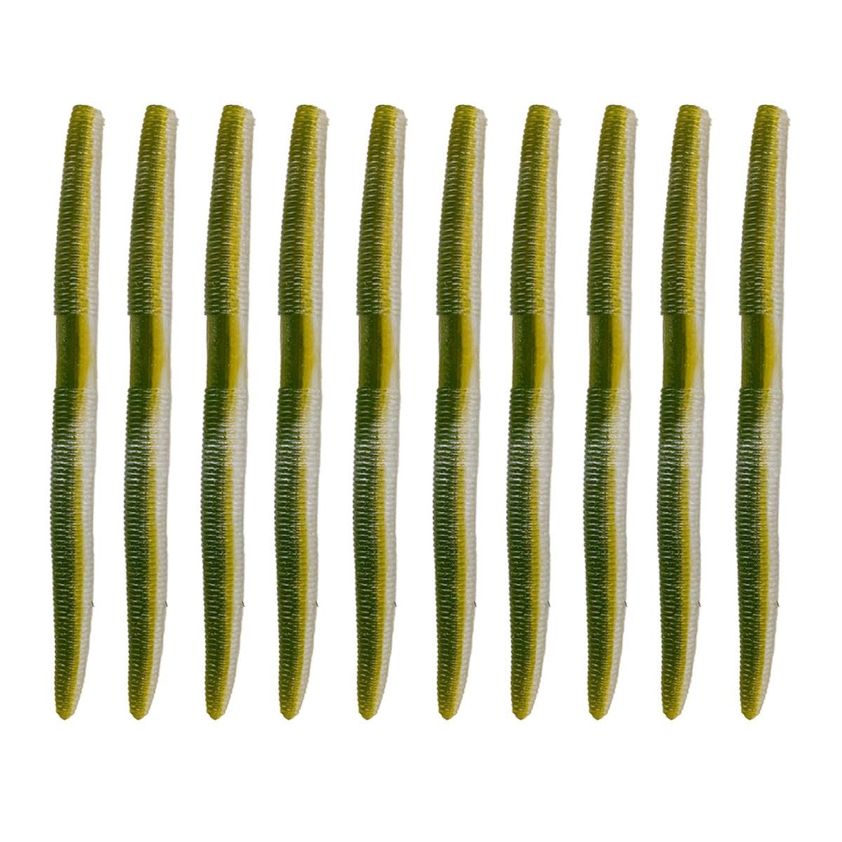 Balifly soft plastic worm showing salt-infused design for faster sinking in deep water