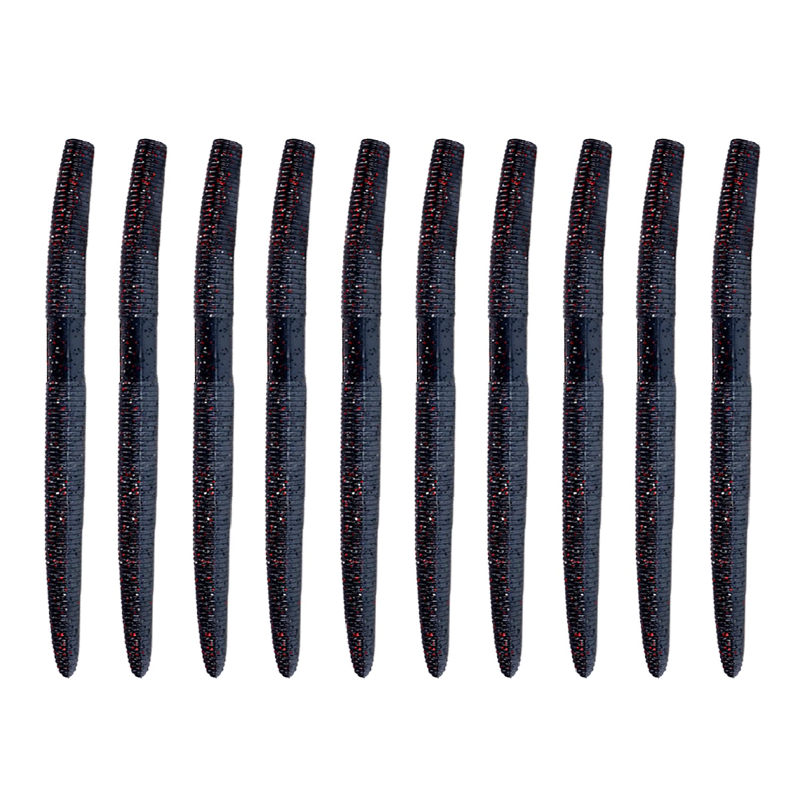Balifly soft plastic worm with salt-infused sinking action attracts bass in deep water