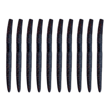 Balifly soft plastic worm with salt-infused sinking action attracts bass in deep water