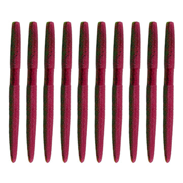 Balifly soft plastic worm with salt-infused design for faster sinking and bass attraction