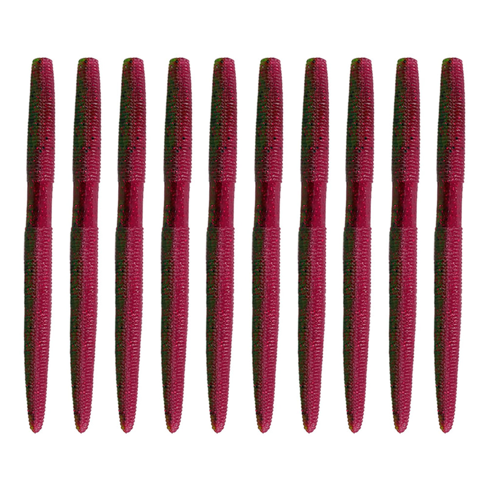Balifly soft plastic worm with salt-infused design for faster sinking and bass attraction