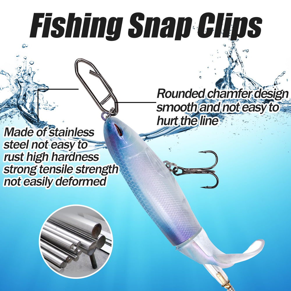 Balifly speed clips stainless steel design resists corrosion in saltwater and freshwater.