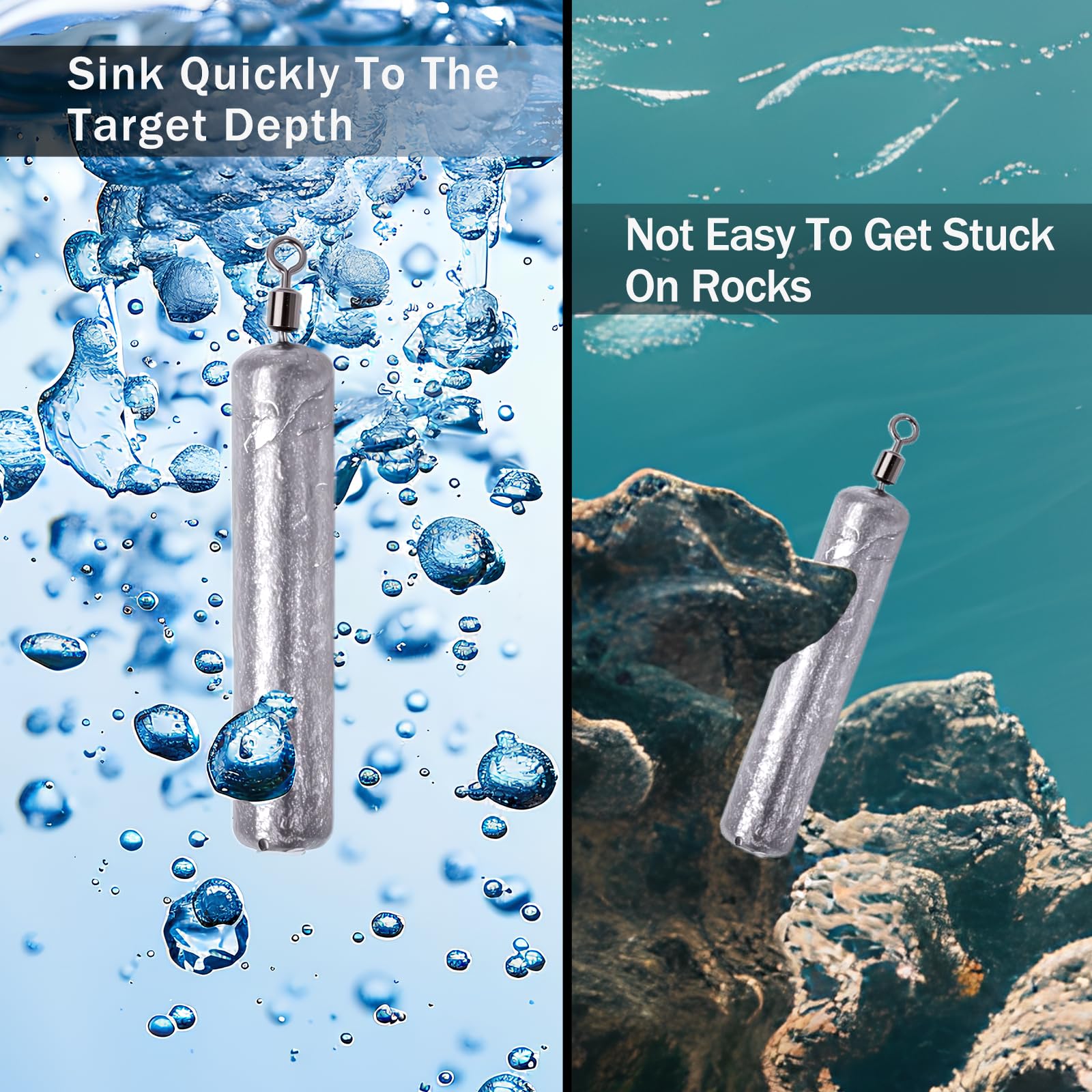 Balifly weight helps stabilize your fishing rig in currents and prevents drifting.