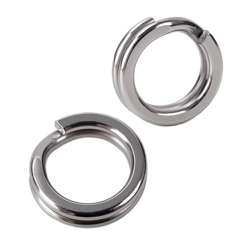 Balifly stainless steel split rings for fishing lures with saltwater rust resistance.