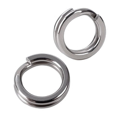 Balifly stainless steel split rings for fishing lures with saltwater rust resistance.