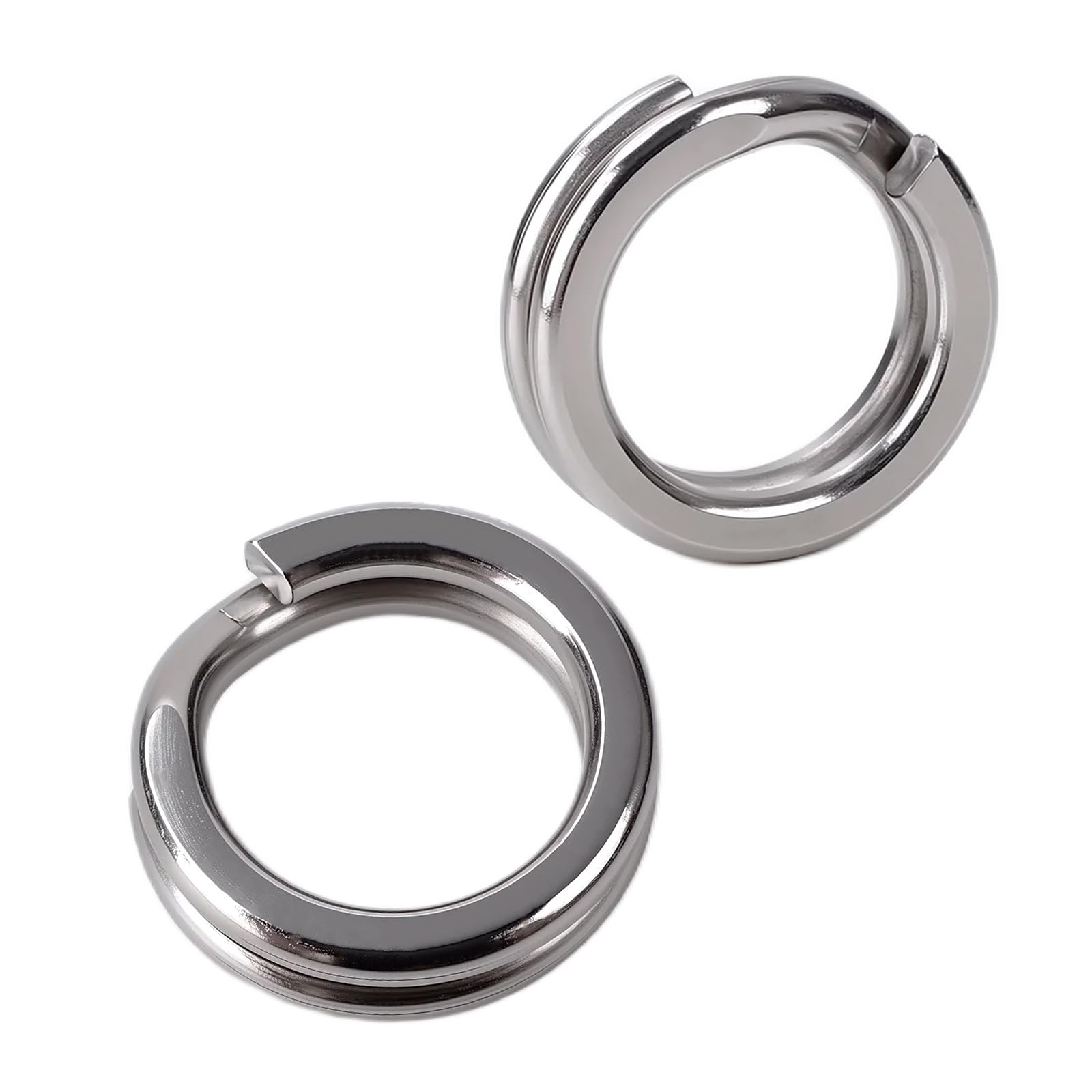 Balifly stainless steel split rings pack 100pcs for durable saltwater and freshwater use.