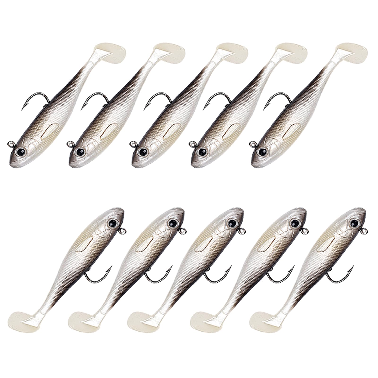 Balifly swimbait with realistic 3D eyes enhances lifelike bass lure appeal.