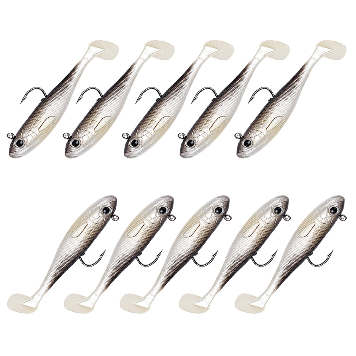Balifly swimbait with realistic 3D eyes enhances lifelike bass lure appeal.