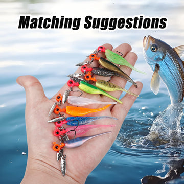 Pack of 25 Balifly Underspin Crappie Jig Heads