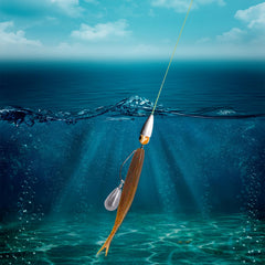 Balifly sinker features gram markings for quick weight changes