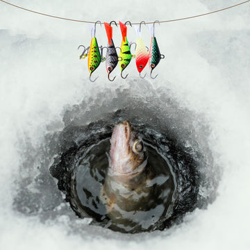 Balifly winter fishing gear ready for on-ice use and quick setup.