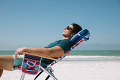 Ballast Beach Pillow contoured bottom cradles neck and head for comfort.
