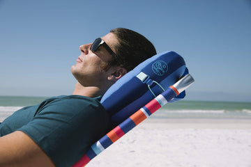 Ballast Beach Pillow ready for poolside lounging and travel.