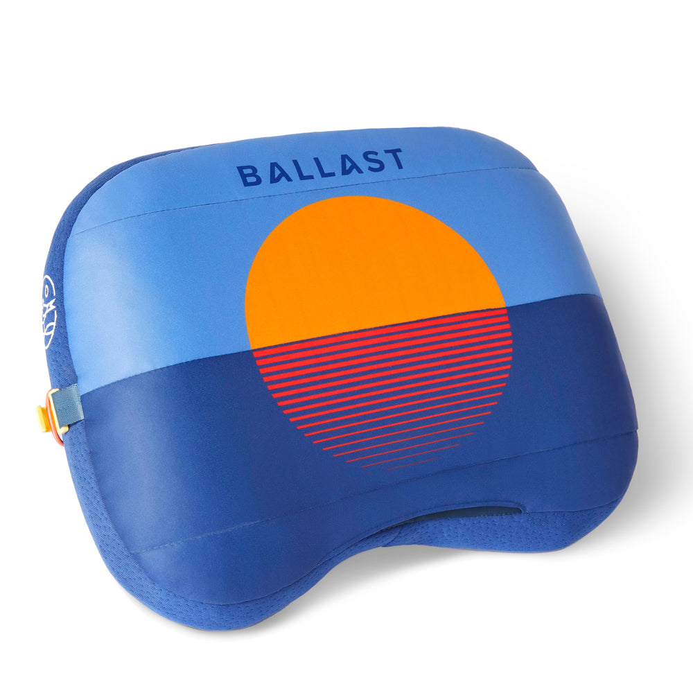 Ballast Beach Pillow stays-put design on windy beaches for relaxed comfort.