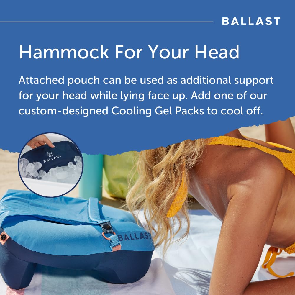 Ballast Travel Pillow PRO palm-sized design for travel ease