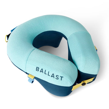 Ballast Travel Pillow PRO in ultra-compact case for easy packing
