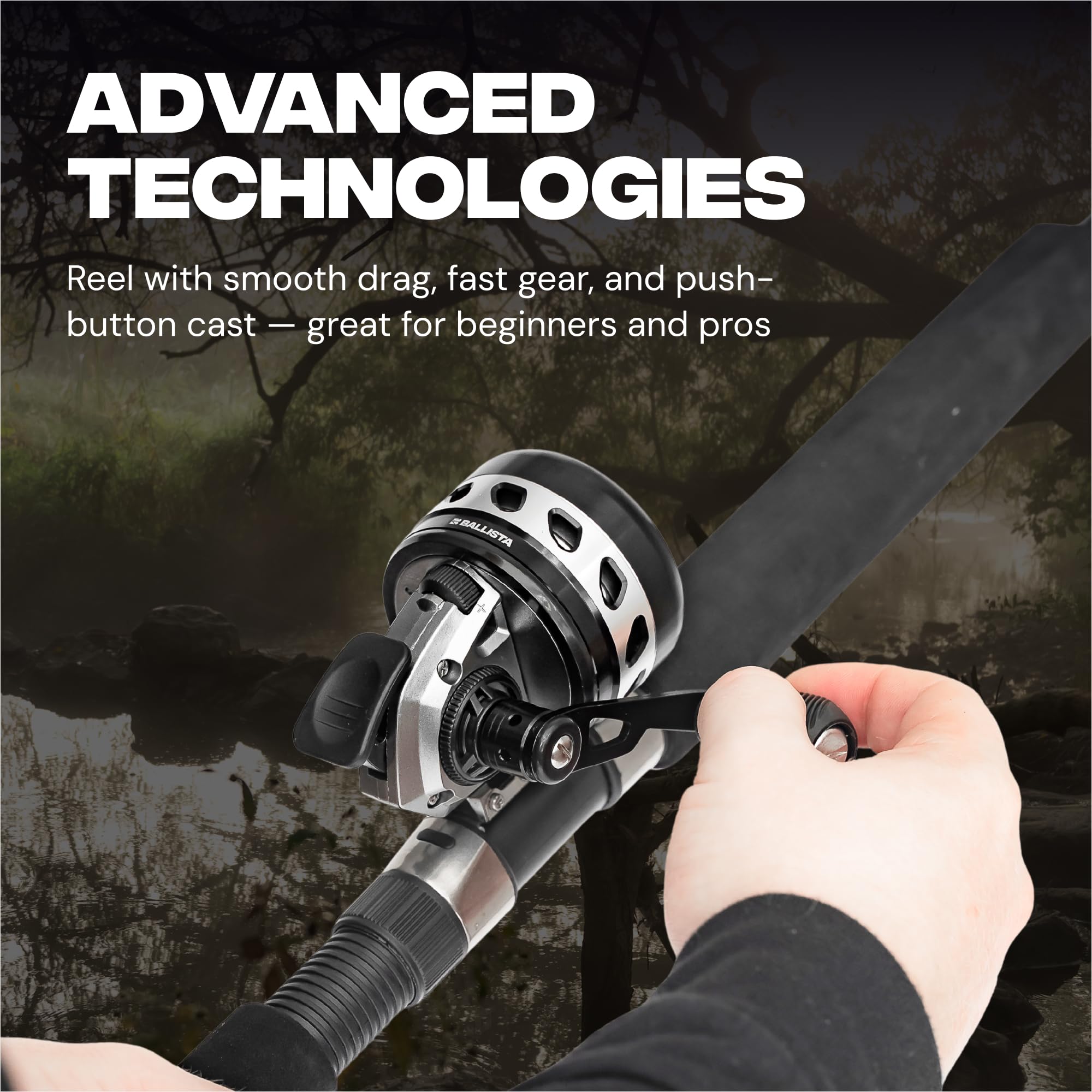 Ballista BL33 6+1 bearings image shows smooth, dependable operation.