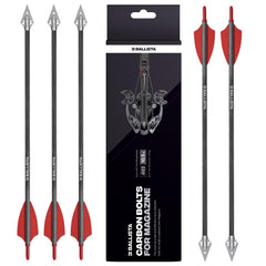 Ballista bolts carbon shaft image shows lightweight carbon for fast, accurate flight.