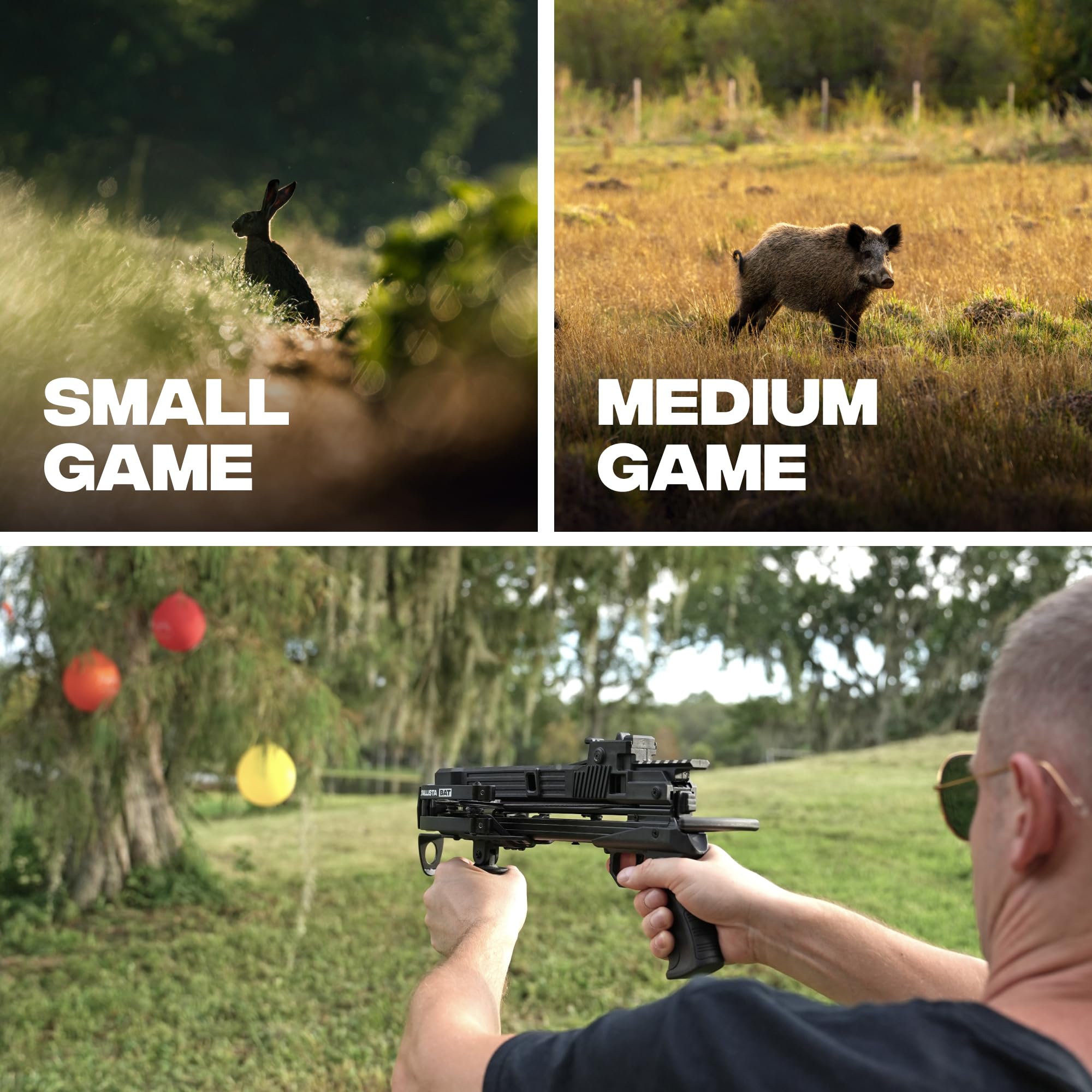 Ballista bolts magazine-fit image highlights compatibility with BAT crossbows.