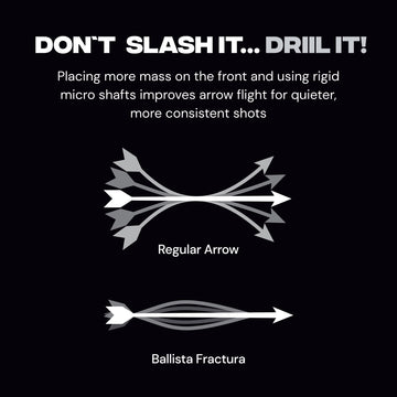 Ballista Fractura 30in spine 350 for consistent flight performance