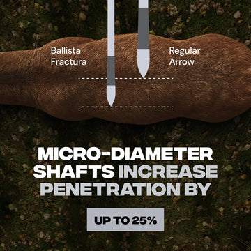 BALLISTA Fractura insert adjustment for hunting or target arrows.