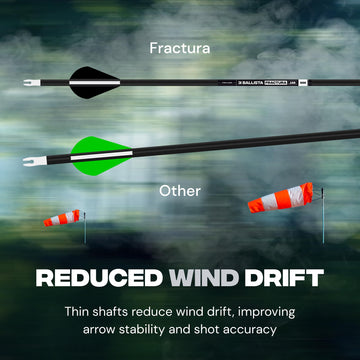 BALLISTA Fractura tips not glued in—easy tip changes and upgrades.