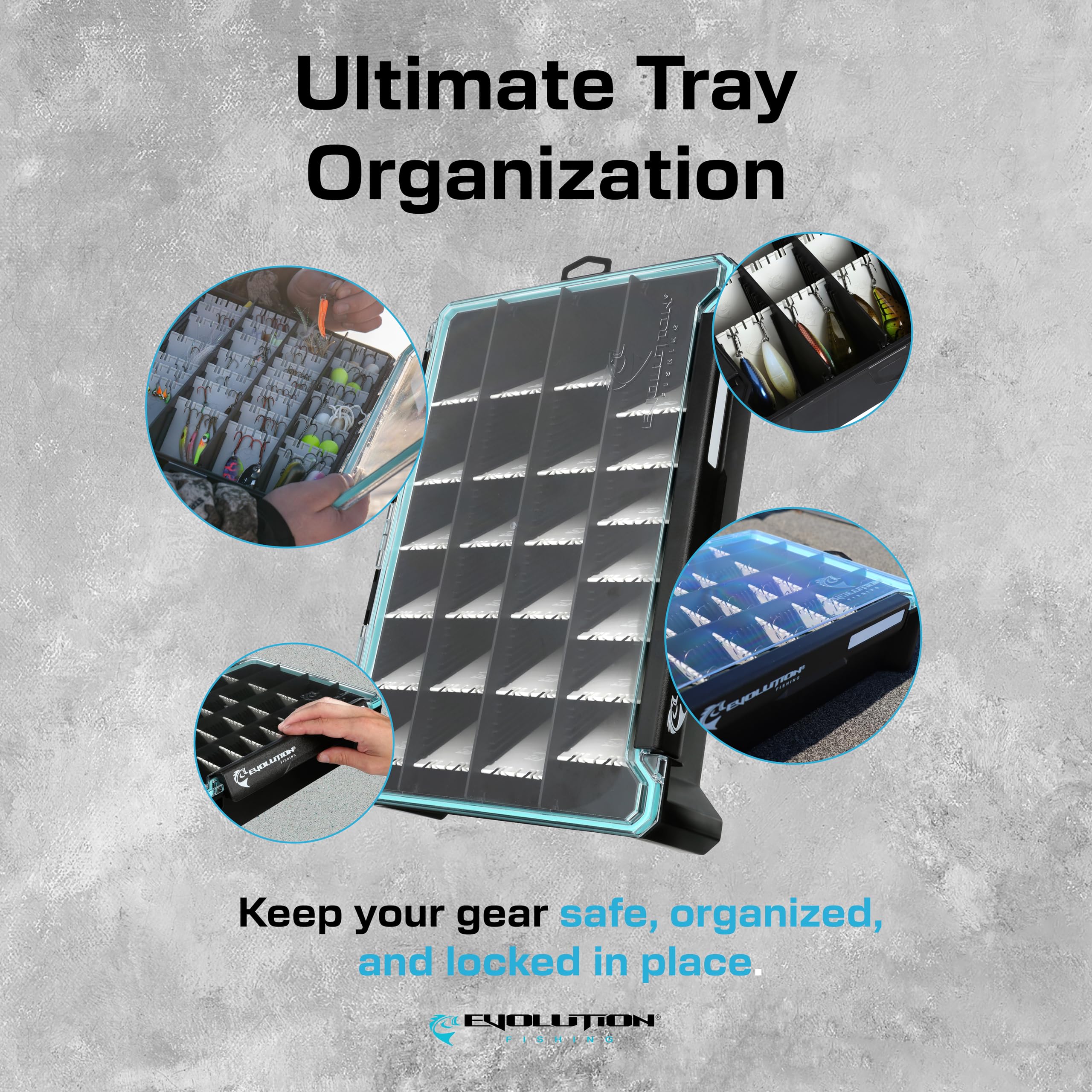 Dimensions of BallistiX HANGR 3.7D tackle tray: 14.25 x 9.375 x 3.5 inches
