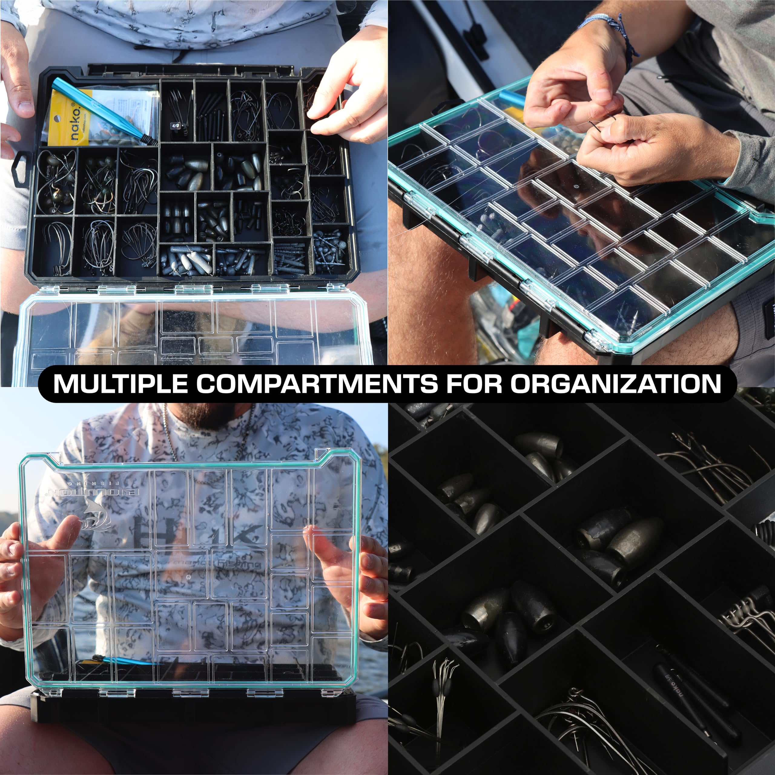BallistiX Terminal Tackle Tray lure box storage layout with lid
