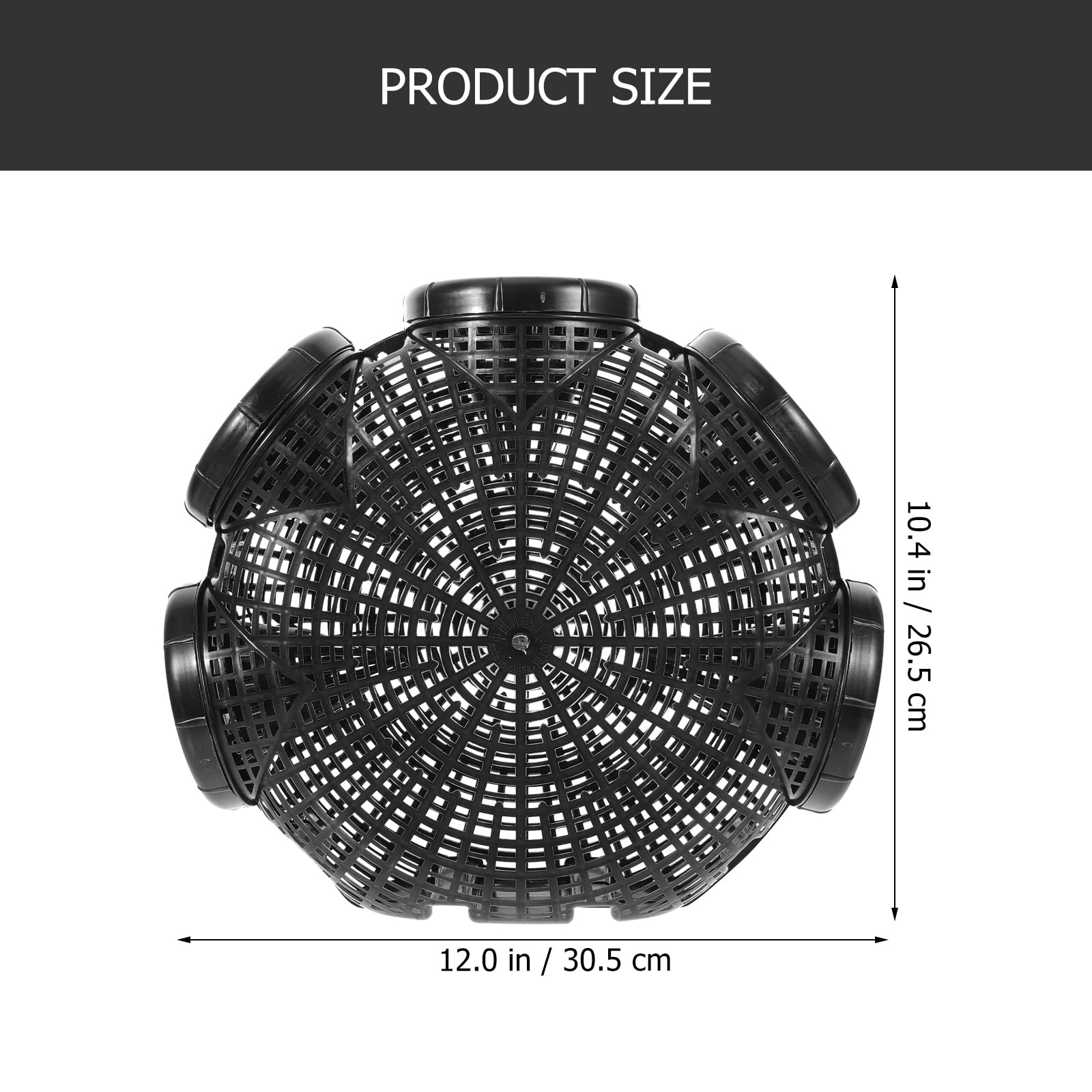 Baluue crawfish trap storage and care shows detachable, foldable design