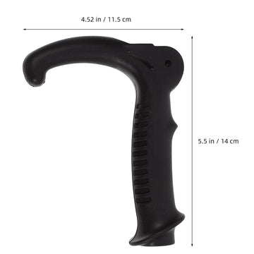 Baluue anti-slip grip keeps hands secure on wet or muddy trails.