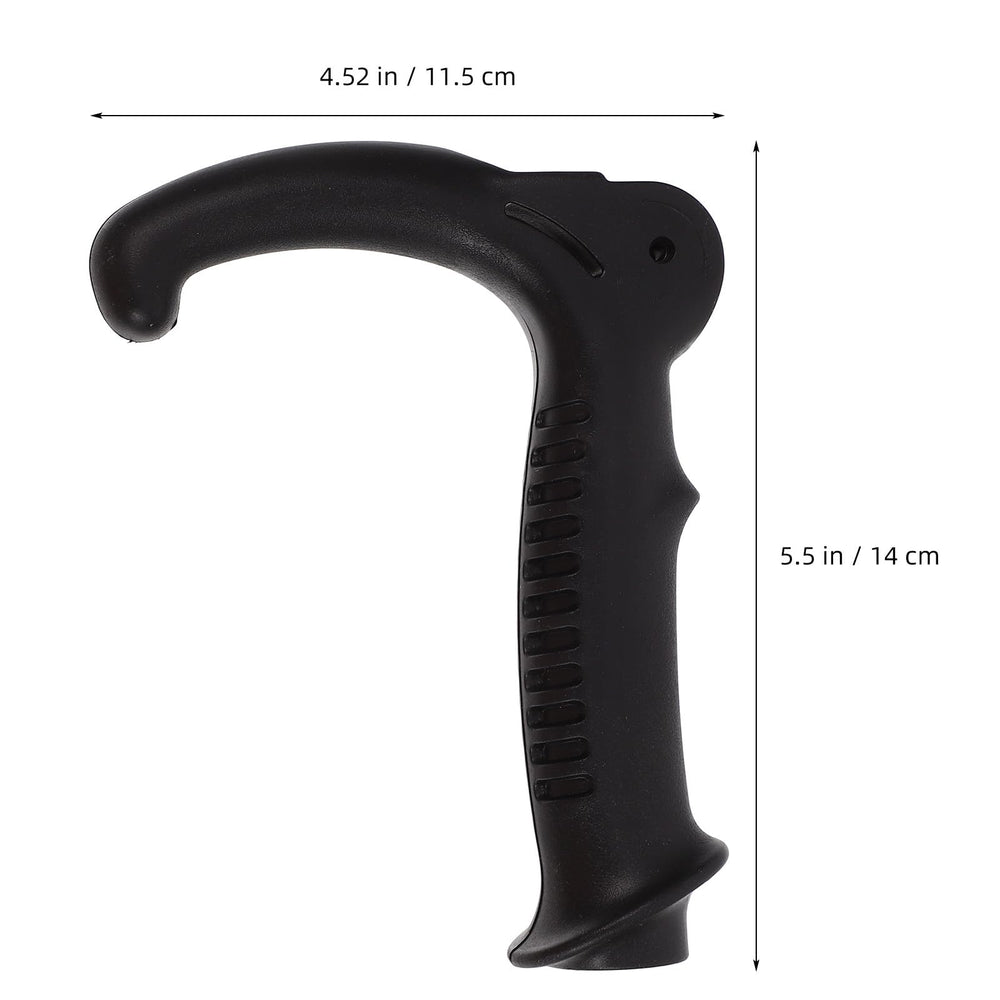 Baluue anti-slip grip keeps hands secure on wet or muddy trails.