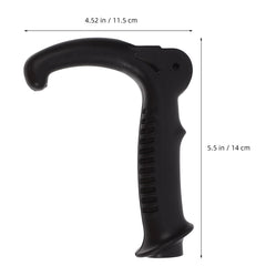 Baluue anti-slip grip keeps hands secure on wet or muddy trails.