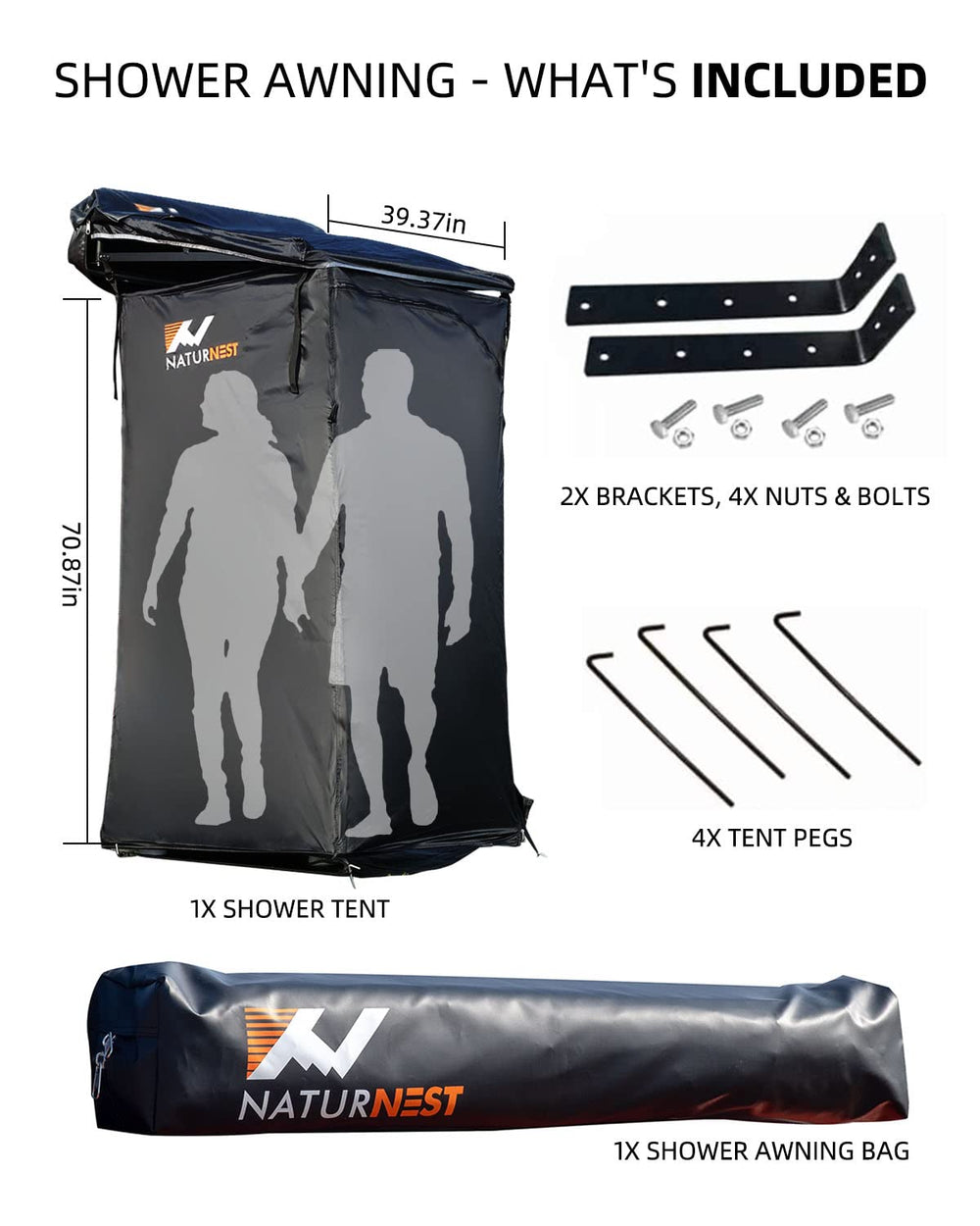 BAMACAR Naturnest floor mat keeps feet clean on rocky campsites.