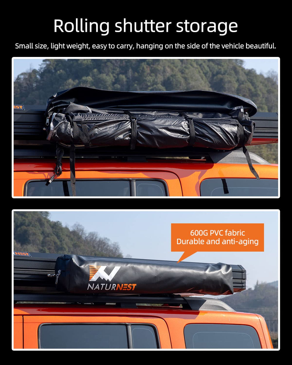 BAMACAR Naturnest car shower tent fits SUV, jeep, or truck setups.
