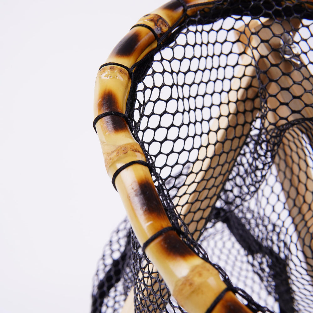 Bamboo rattan frame of landing net