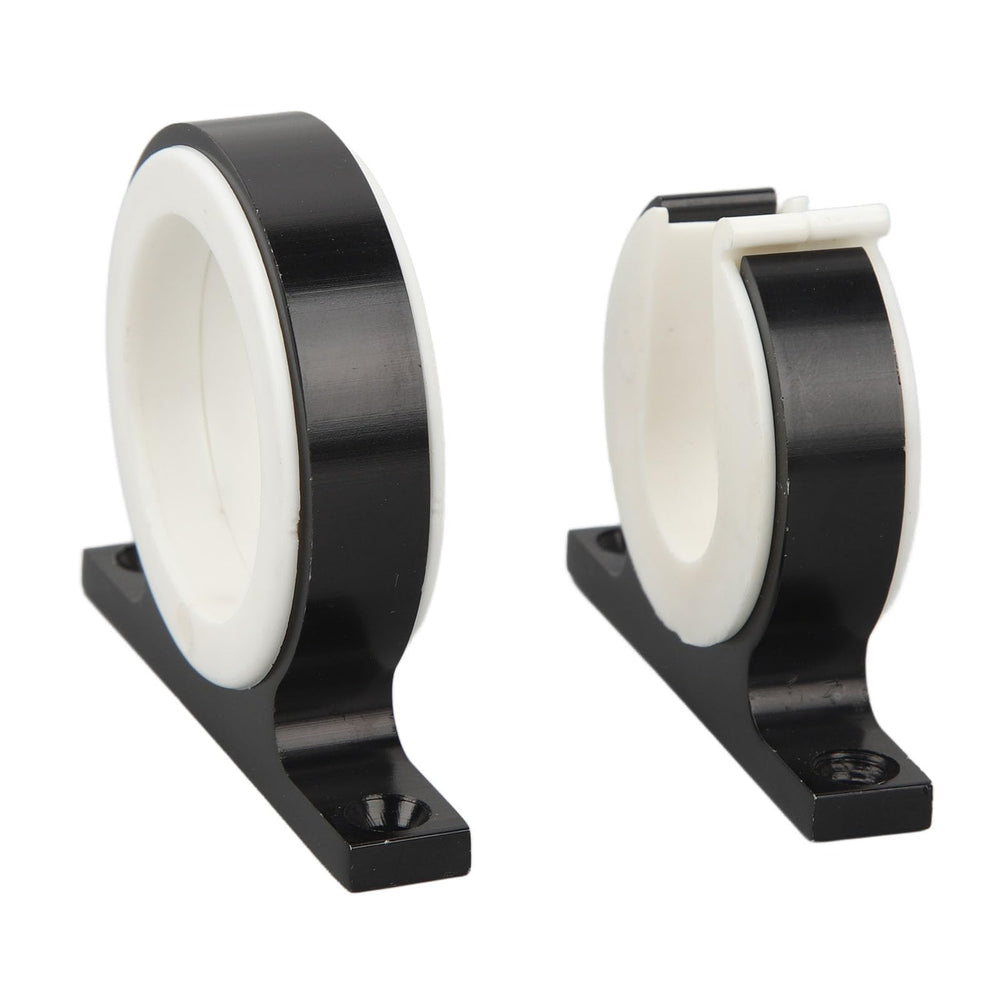 Banapoy boat rod holder in black aluminum on a hull
