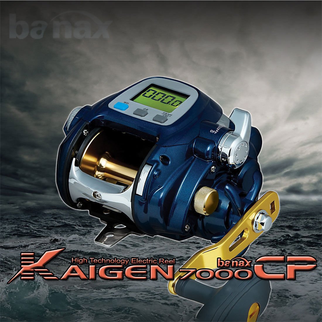 Banax Kaigen 7000CP Electric Reel - side view