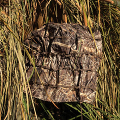 Banded Avery Outdoors cover uses water-resistant DWR fabric to shed moisture.