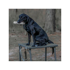 Banded Hybrid Slough Stand drainage platform helps water drain quickly after retrieves