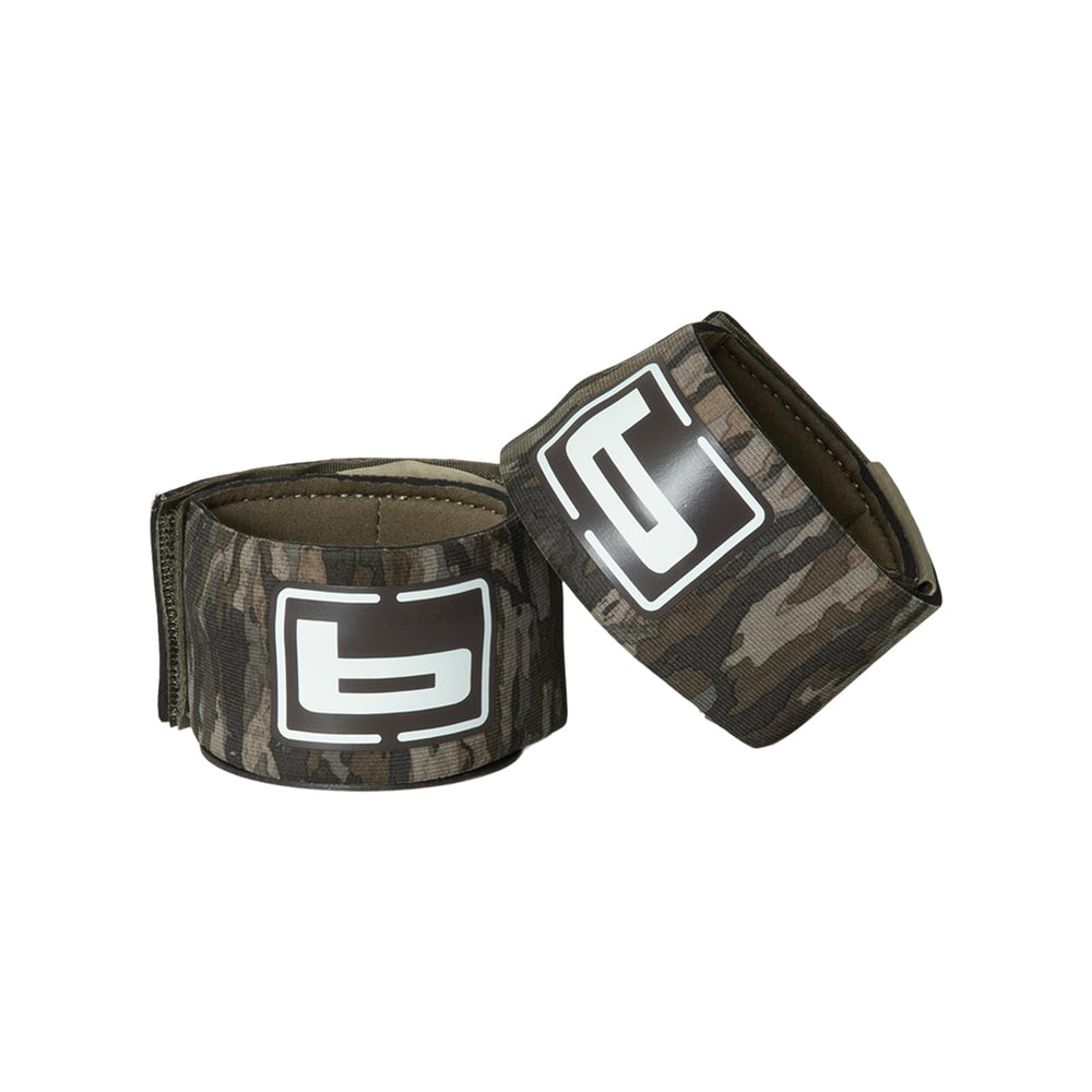 Banded Neoprene Ankle Garter pair under waders prevents sock slip and pant bunching during waterfowl hunts.